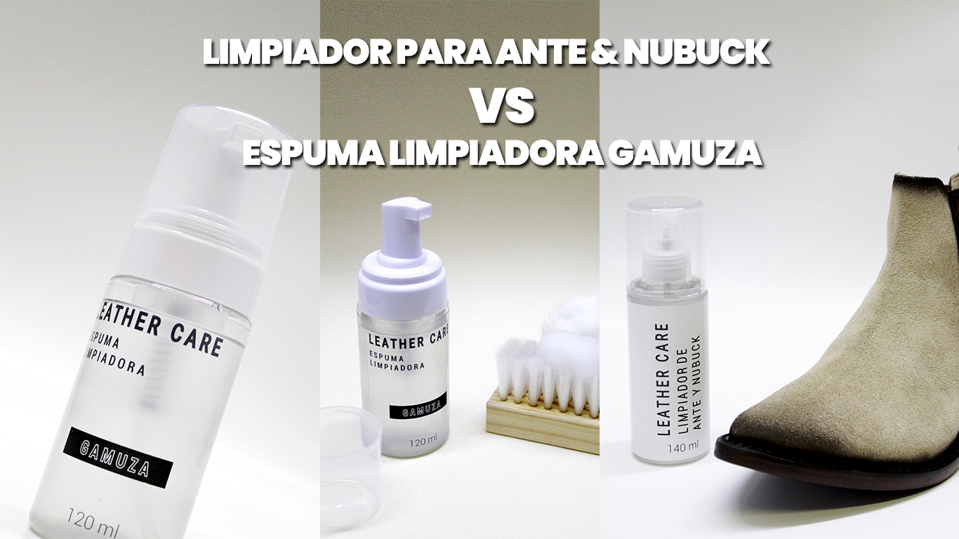 LIMPIADOR PARA ANTE & NUBUCK VS ESPUMA LIMPIADORA GAMUZA