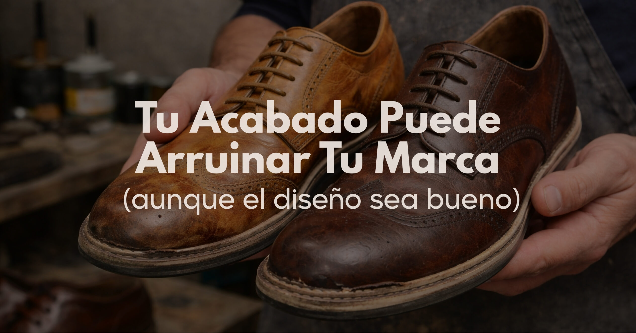 Tu acabado puede arruinar tu marca (aunque el diseño sea bueno)