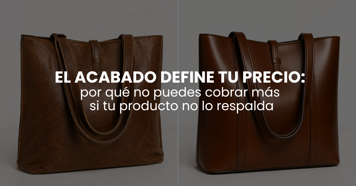 El acabado define tu precio: por qué no puedes cobrar más si tu producto no lo respalda