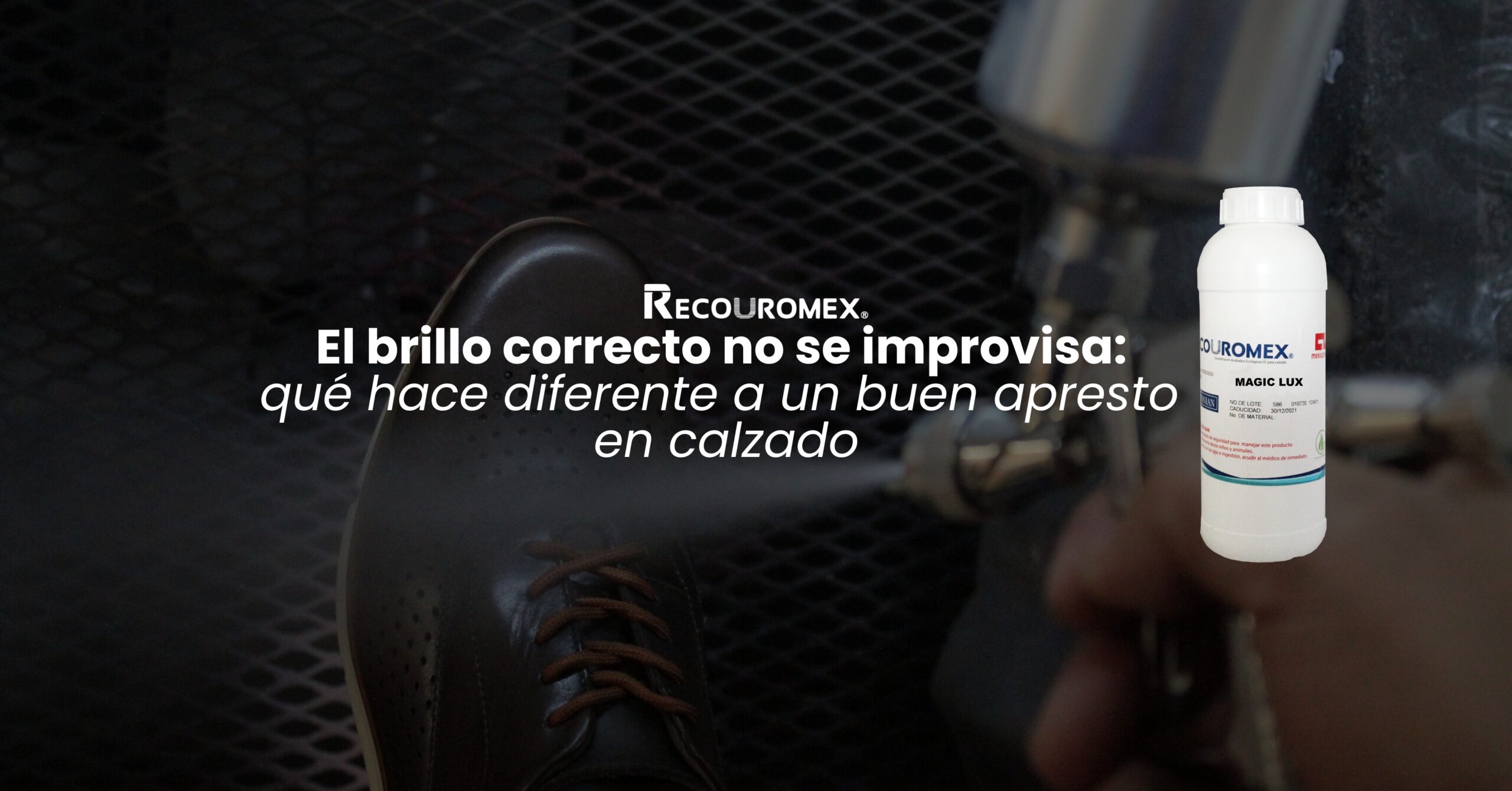 El brillo correcto no se improvisa: qué hace diferente a un buen apresto en calzado